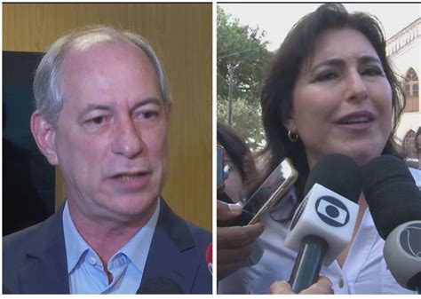 Ciro Gomes Do PDT Faz Campanha Em SP Simone Tebet Do MDB Faz