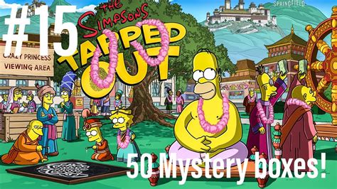 Opening Mystery Boxes Simpsons Tapped Out Youtube