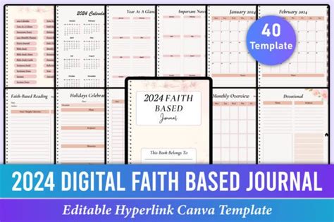 2024 Digital Faith Based Journal Canva Graphic By A2zdesign Creative