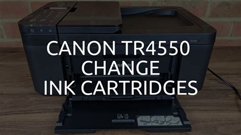 Canon Tr Change Ink Cartridges Youtube