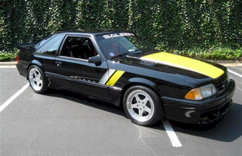 Black 1993 Saleen Sa 10 Ford Mustang Hatchback