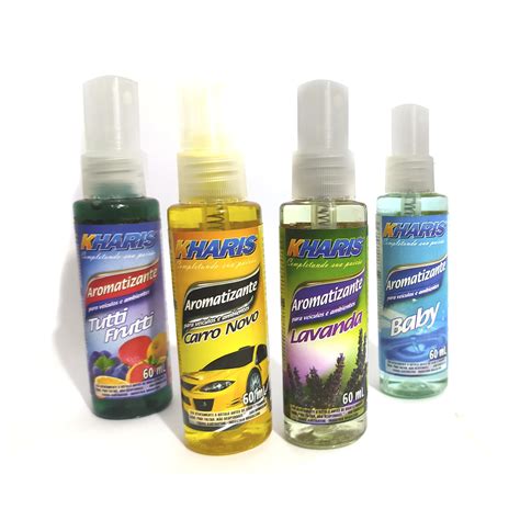 Cheirinho Para Carro Spray Aromatizante Agradável 60ML Kharis Jardel