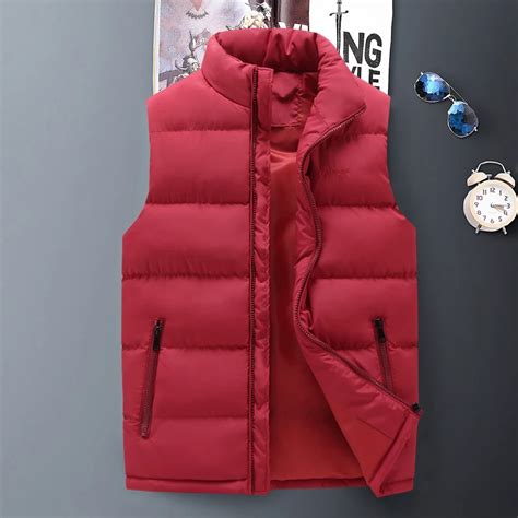 Stylish Autumn Winter Warm Sleeveless Jacket Male Waistcoat Slim Fit