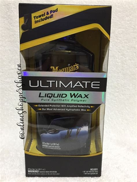 Meguiar S Ultimate Liquid Wax Towel Pad Included Car Parts