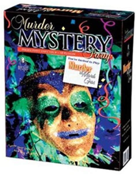 Murder Mystery Party Murder At Mardi Gras University Games Boardgames