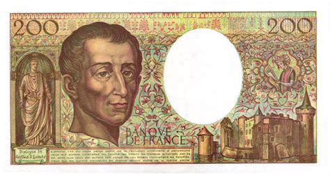 Francs Montesquieu Billet De Collection De La Banque De France