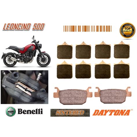 Benelli Trk 502 X Leoncino 500 Brake Pads Sintered Long Life Top Quality Motorsport Shopee