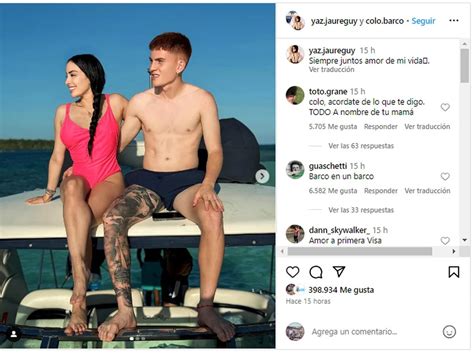 “el Amor De Mi Vida” Las Románticas Fotos Que Compartió El Colo Barco