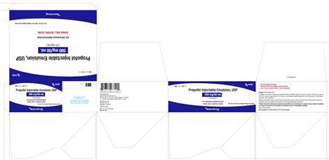 Fda Label For Propofol Injection Emulsion Intravenous Indications