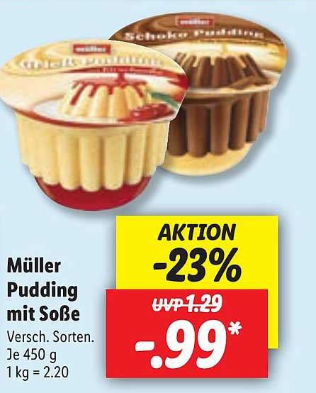 Müller Pudding Mit Soße Angebot bei Lidl 1Prospekte de