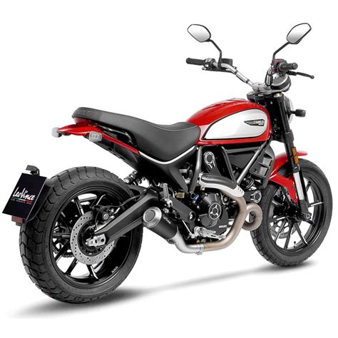 Leovince B Lv Black Slip On Exhaust For Ducati Scrambler