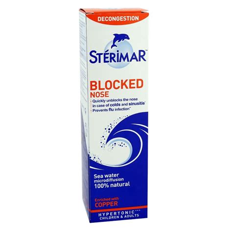 Sterimar Blocked Nose Hypertonic 100ml Nasal Spray Limassol Pharmacy