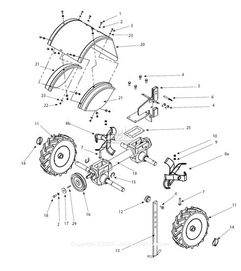 Earthquake Garden Tiller Parts Fasci Garden