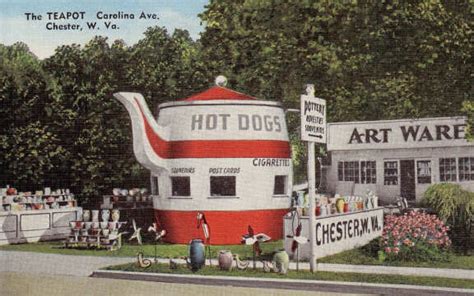 World's Largest Teapot. Chester, West Virginia. Hancock County