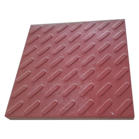 Cement Chequered Parking Tiles Thickness Mm Size Mmx Mm At