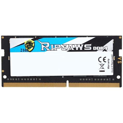 G Skill Ram Notebook DDR4 16GB 2666MHz Ripjaws 16X1 F4 2666C19S 16GRS