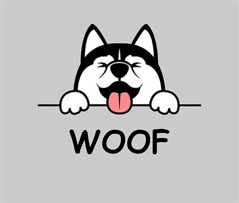 Woof Woof Barking Dog Poster By Love Animal Redbubble