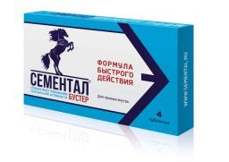 Сементал бустер, 875 мг, таблетки, 4 шт. купить по цене от 459 руб в ...