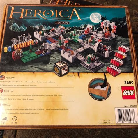 Lego Heroica Fortaan Board Game Set 3860 COMPLETE EBay