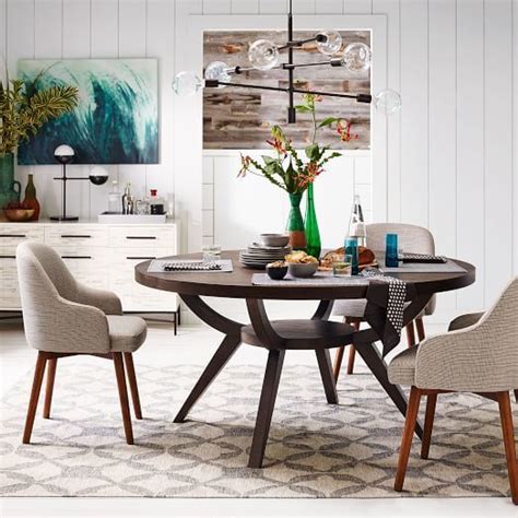 West Elm Arc Table Cane Honeymoon Dining Set Furniture Plato Triptoli