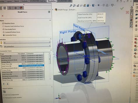 Comparison With Solidworks Simulation Bolt Connector Digitool Software