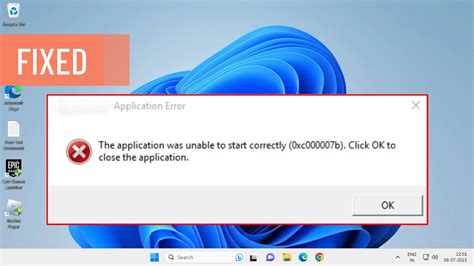 Fix The Application Was Unable To Start Correctly 0xc000007B Click