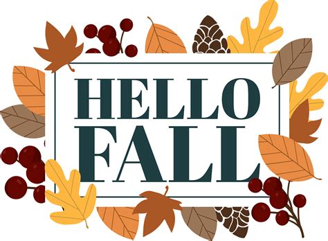 First Day Of Fall Clipart