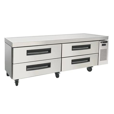 Berg 11 8 Cu Ft 4 Drawer Refrigerated Chef Base 72 1 4W Berg