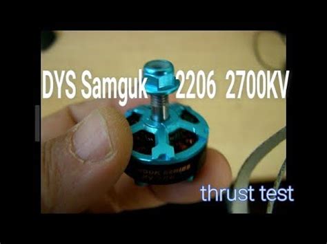 Dys Samguk Wu Kv Thrust Test Youtube