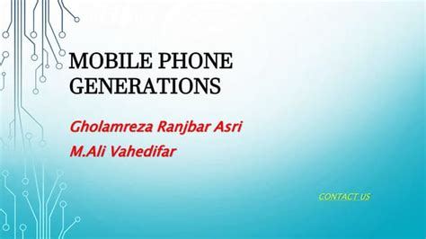 Mobile phone generations (Protocols, Terminology,interfaces) | PPT