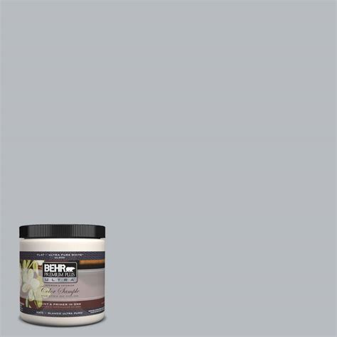 Behr Premium Plus Ultra 8 Oz Ul260 19 French Silver Interiorexterior