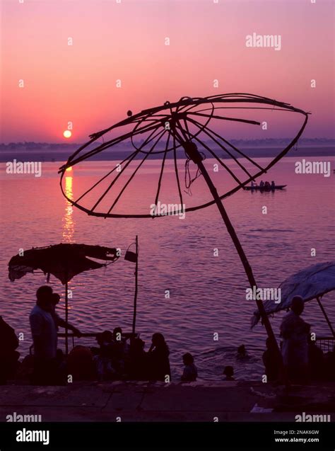 Sunrise, Varanasi, India Stock Photo - Alamy