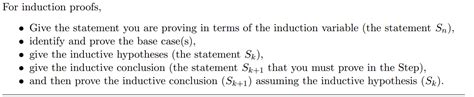 Solved How Do I Use The Proof By Induction For These