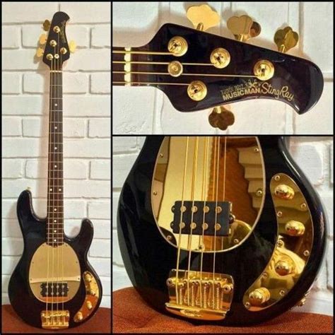 Black Basses With Gold Hardware