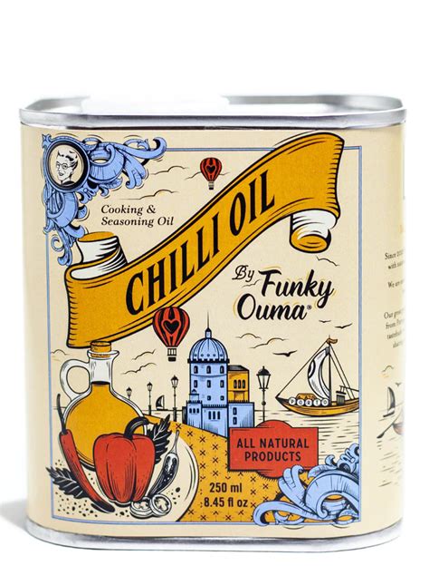 Funky Ouma Chilli Oil, 250ml — Aubergine Foods