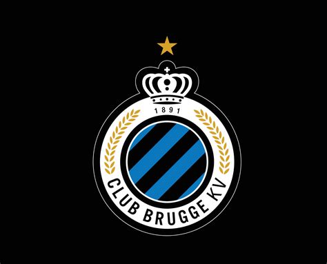 Club Brugge KV Club Symbol Logo Belgium League Football Abstract Design