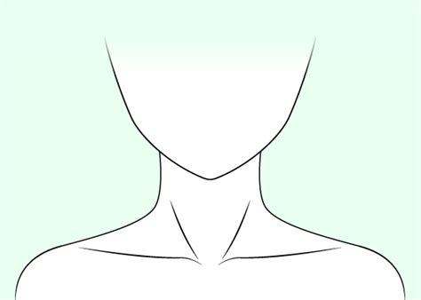 How To Draw Anime And Manga Tutorials Animeoutline Neck Drawing