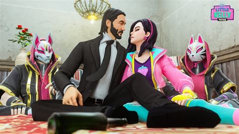 Drift And Catalyst Play Spin The Bottle In Their New Home Fortnite Short Film Youtube