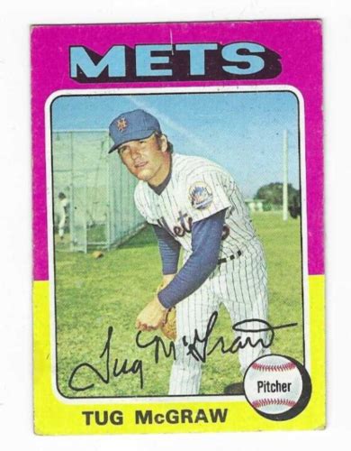 Topps Tug Mcgraw New York Mets Ebay