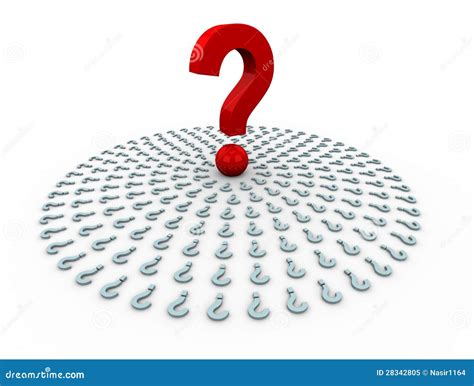 3d Unique Question Mark Stock Illustration Illustration Of Sign 28342805