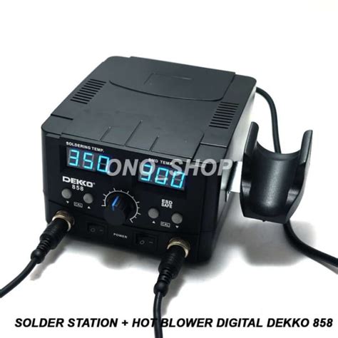 Jual Solder Station Hot Blower Digital Dekko 858 Di Seller Berkah Abadi Jaya Kota Jakarta