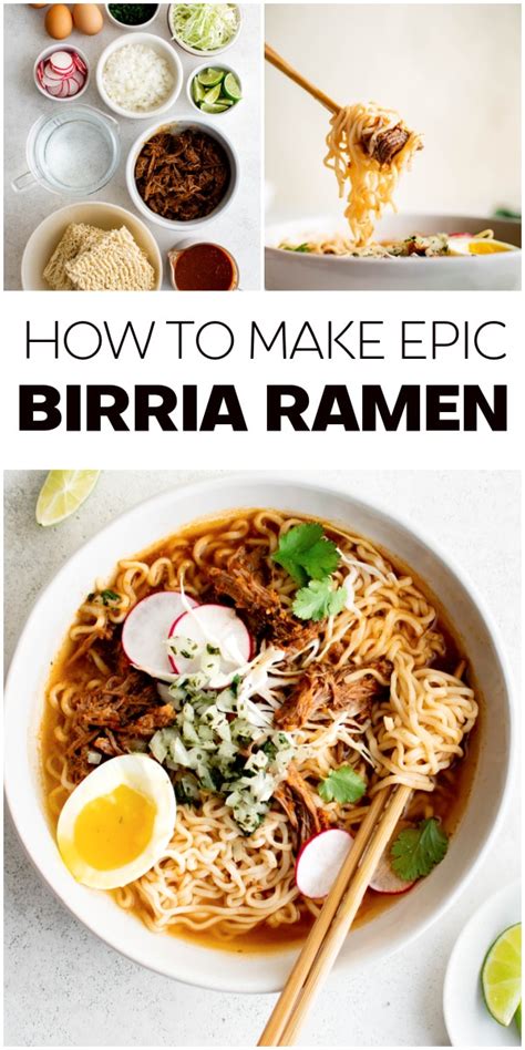 Birria Ramen - The Forked Spoon