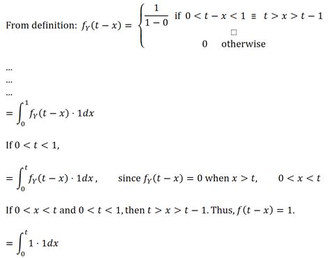 statistics - Application of Convolution Formula - Mathematics Stack ...