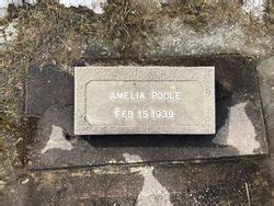 Amelia Broadbent Poole M Morial Find A Grave