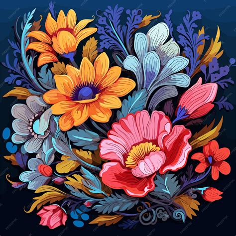 Premium Vector Flowers Vector Illustration