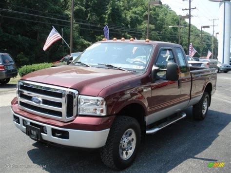 Dark Toreador Red Metallic Ford F Super Duty Xlt Supercab X