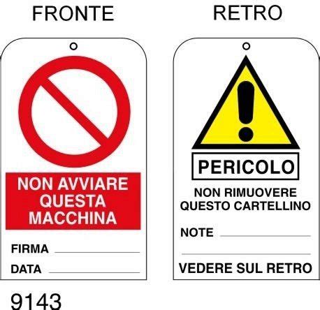 Non Avviare Questa Macchina Cartellini Con Foro Conf Pz Victualia