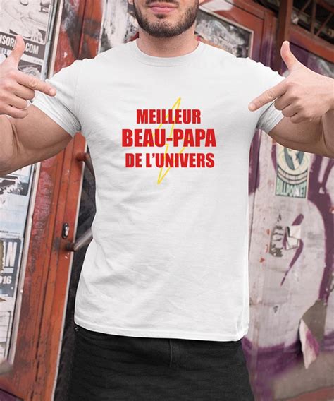 T Shirt Meilleur Beau Papa De L Univers Pour Homme