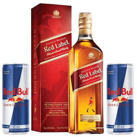 Kit Red Label 750ML BHZ Distribuidora De Bebidas