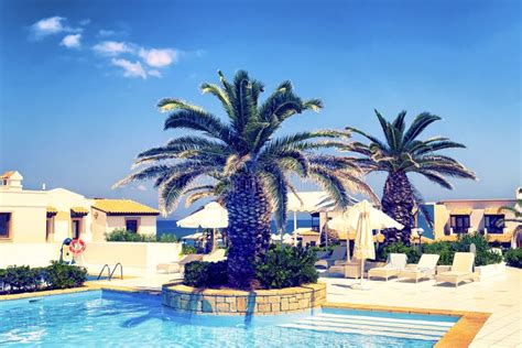 Luxury Hotels with Crystal Clear Pool. Crete Island, Hersonissos ...